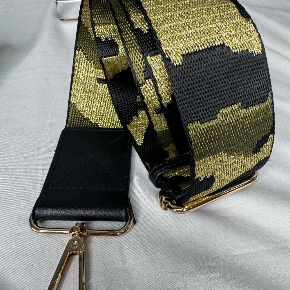 Camouflage Strap with Gold Accents